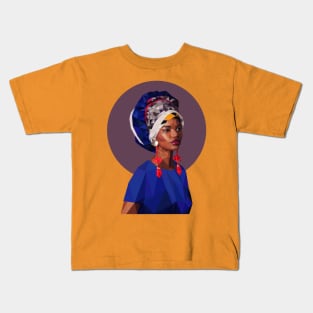 African Woman Kids T-Shirt